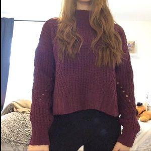 mock neck sweater